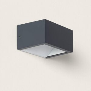 Applique Murale LED Extérieure 9 W Aluminium Éclairage Double Face CCT Sélectionnable Sheffield Anthracite