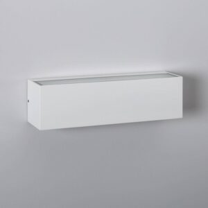 Applique Murale LED Extérieure Lena 10W Éclairage Double Face Rectangulaire Blanche Blanc chaud 2700K