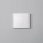 Applique murale blanche carrée finition mate, montage mural