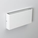Applique Murale LED Extérieure Luming II 10W Éclairage Double Face Rectangulaire Blanche Blanc chaud 2700K