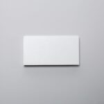 Applique murale rectangulaire blanche à fixation murale, finition mate minimaliste