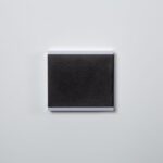 Applique murale LED carrée noire double face éclairage haut et bas