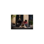 Applique murale extérieure noire à double éclairage haut et bas, forme conique