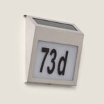 Applique Murale LED Extérieure Solaire Barua pour Numérotation de Maisons