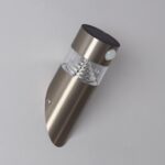 Applique Murale LED Extérieure Solaire Inti Inox avec Détecteur de Présence PIR