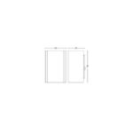 Applique Murale LED Extérieure White Color Resonate Inox 2x8W PHILIPS Hue