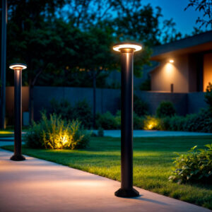 Balise Extérieure LED 12W en Saillie sur Pied 80cm Timbio