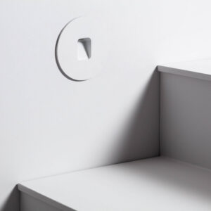 Balise Extérieure LED 2W Encastrable Murale Ronde Olite Blanc Blanc chaud 2700K