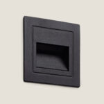 Balise Extérieure LED 3W Encastrable au Mur Carrée Olite Blanc neutre 4000K