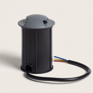 Balise Extérieure LED 3W Encastrable au Sol Letso 2L Grise