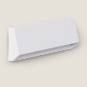 Balise Extérieure LED 3W Rectangulaire Murale Saillie Tunez Blanc Blanc chaud 2700K 220 mm 80 mm M