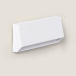 Balise Extérieure LED 3W Rectangulaire Murale Saillie Tunez Blanc Blanc neutre 4000K 160 mm 70 mm S