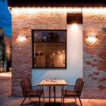 Applique murale LED rectangulaire blanche surface, lumière blanc neutre 4000K, 3W, installation extérieure