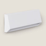 Balise Extérieure LED 3W Rectangulaire Murale Saillie Tunez Blanc Blanc neutre 4000K 220 mm 80 mm M