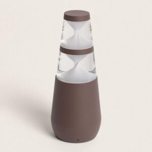 Balise Extérieure LED 8W sur Pied 38 cm en Saillie Danko Rouille