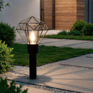 Balise Extérieure en Saillie sur Pied 50cm Acier Inoxydable Niamey