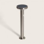 Balise Extérieure sur Pied Solaire LED 5W 50cm Aluminium avec Détecteur de Mouvement Barton