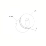Balise encastrée murale ronde bombée luminaire LED pour éclairage extérieur