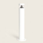 Balise LED Extérieure 5W en Saillie sur Pied 50cm Acier Inoxydable Inti Inox Blanc