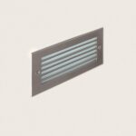 Balise LED Extérieure 9W Encastrable au Mur Noire Drive