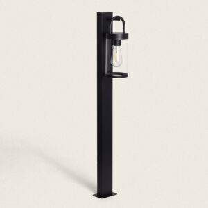 Balise sur Pied Extérieure 100cm Aluminium Benny Noir