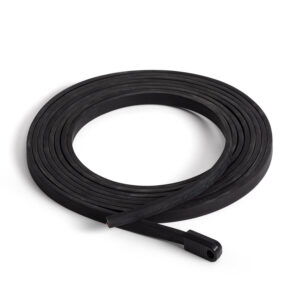 Câble Électrique Plat pour Guirlandes sur Mesure Noir 15 m