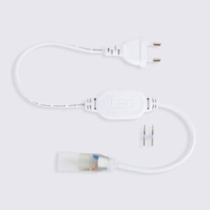 Câble Rectificateur pour Gaine Néon LED Flexible 9 W/m 220V AC 100 LED/m Semi-circulaire 180° Monochrome IP67