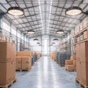 Cloche LED Industrielle UFO 150W 200lm/W MOSO Dimmable HBM Blanc neutre 4000K