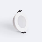 Collerette Downlight Conique IP65 pour Ampoule LED GU10 / GU5.3 Coupe Ø75 mm Minus Blanc