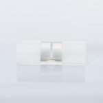 Connecteur transparent en plastique avec contact métallique, rectangulaire, pour néon LED flexible