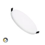 Dalle LED 18W Ronde Saillie CCT Sélectionnable Coupe Ø 160 mm IP54