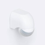 Détecteur de mouvement PIR mural blanc, lentille hémisphérique