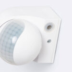Détecteur de mouvement PIR mural blanc à dôme