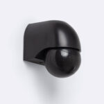 Détecteur de Mouvement PIR Crépusculaire 180º Smart Mural Extérieur IP44 Noir