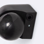 Détecteur de mouvement PIR noir à dôme, montage mural, boîtier rectangulaire