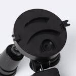 Détecteur de mouvement mural noir, base de fixation en plastique et supports pour ampoules