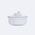 Détecteur de mouvement PIR blanc cylindrique, connecteur fileté et trois broches dorées