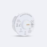 Détecteur PIR rond blanc avec marquage Bluetooth, module compact et contacts dorés