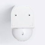 Détecteur de mouvement mural blanc en plastique avec capteur dôme orientable