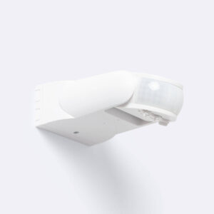 Détecteur de Mouvement RADAR Crépusculaire 180º Orientable Extérieur IP65 Blanc