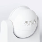 Détecteur de mouvement blanc sphérique orientable avec trois commandes time sens lux