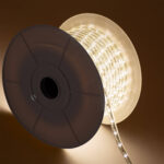 Gaine LED Ronde 220V 36 LED/m BOBINE 50m Coupe 100cm IP65 Blanc neutre