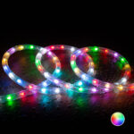 Gaine LED Ronde 220V AC 36 LED/m RGB IP65 Coupe tous les 100 cm sur Mesure 4 m
