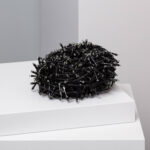 Guirlande LED noire enroulée, câble extérieur fin avec petites LED espacées