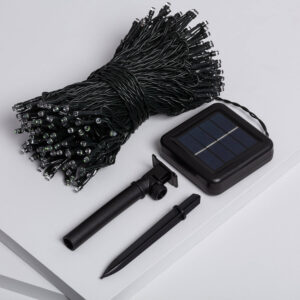 Guirlande LED Extérieure Solaire Câble 22m RGB