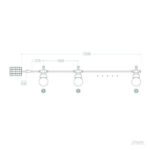 Guirlande LED solaire 7 m avec ampoules globe suspendues et petit panneau solaire