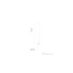 Lampadaire Extérieur Fity 100 Cable In&Out Blanc chaud 3500K
