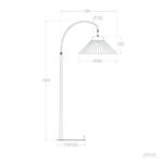 Lampadaire Extérieur Métal et Corde Montreal