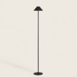 Lampadaire LED 3W Portable Extérieur avec Batterie USB Rechargeable Kivuli Noir
