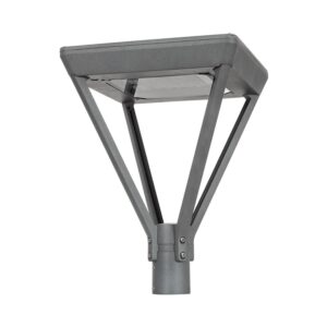 Lampadaire LED 40W Aventino Square LUMILEDS PHILIPS Xitanium Super chaud Asymétrique 160ºx60º 2200K